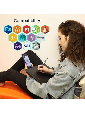 HUION HS610 Grafik çizim tableti