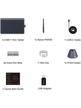 HUION HS611 Grafik çizim tableti