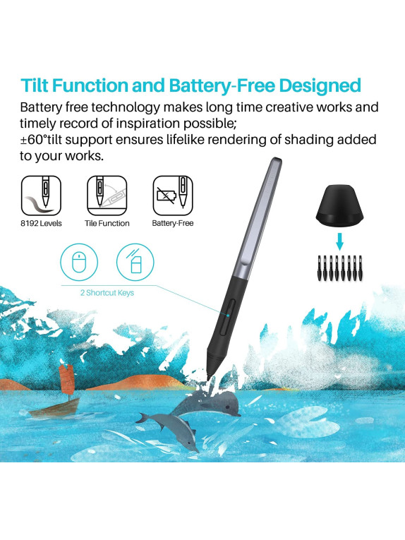 HUION H610 Grafik çizim tableti
