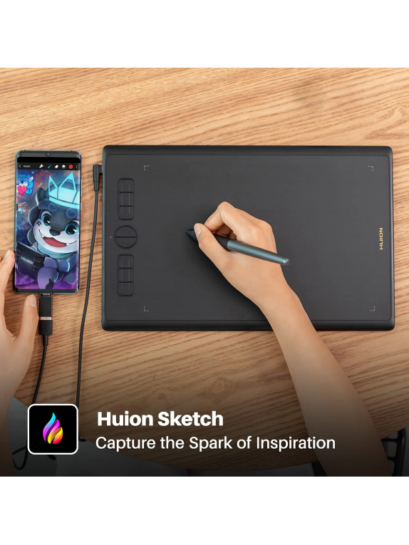 HUION H610X Grafik çizim tableti