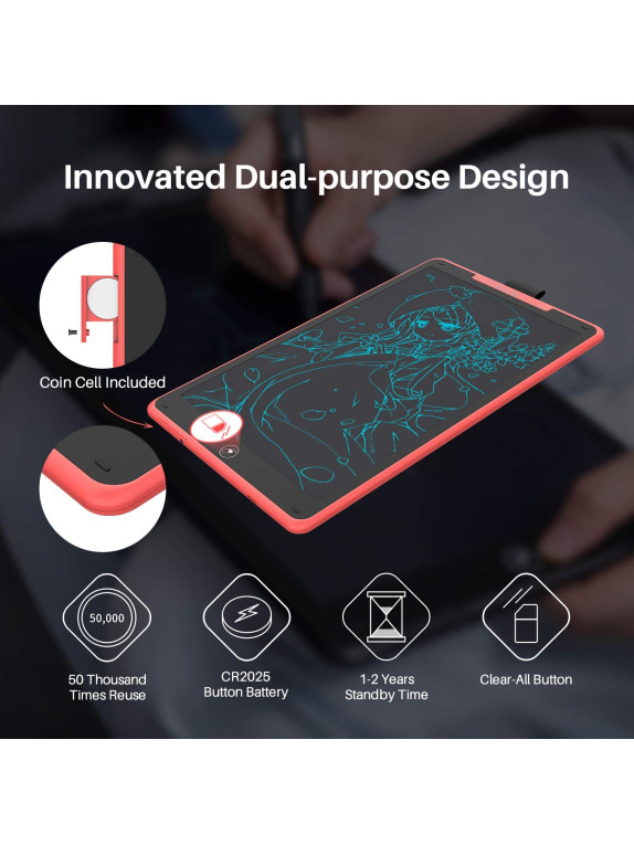 HUION H320M-Red Grafik çizim tableti