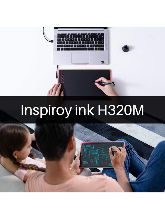 HUION H320M-Red Grafik çizim tableti