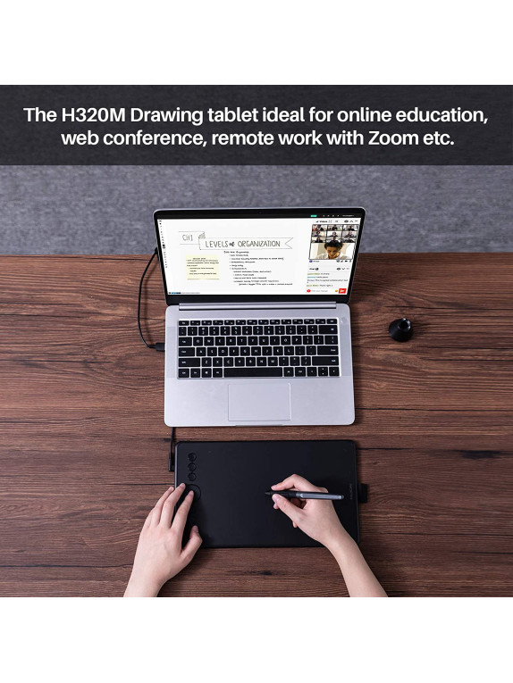 HUION H320M-Blk Grafik çizim tableti