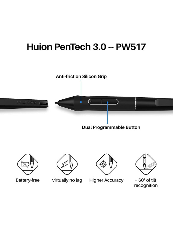 HUION KD200 Grafik çizim tableti