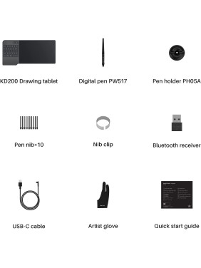 HUION KD200 Grafik çizim tableti