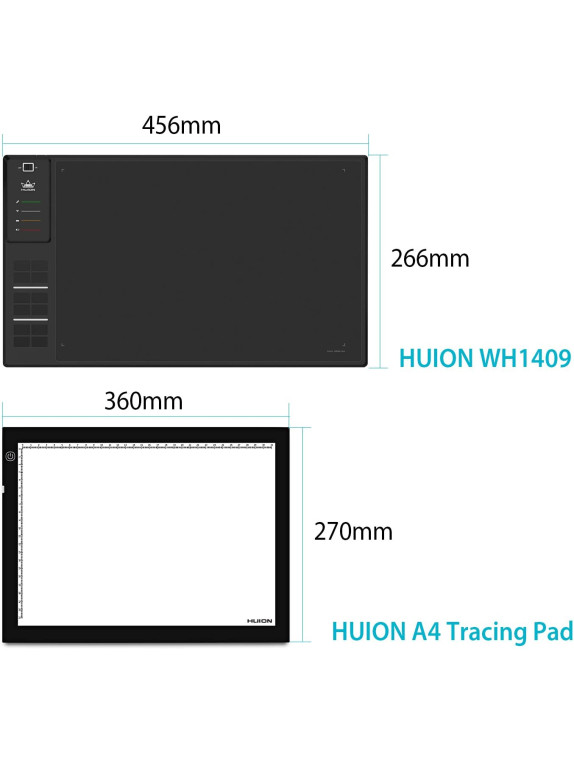 HUION WH1409 Grafik çizim tableti