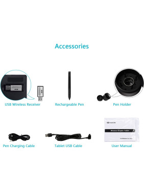 HUION WH1409 Grafik çizim tableti