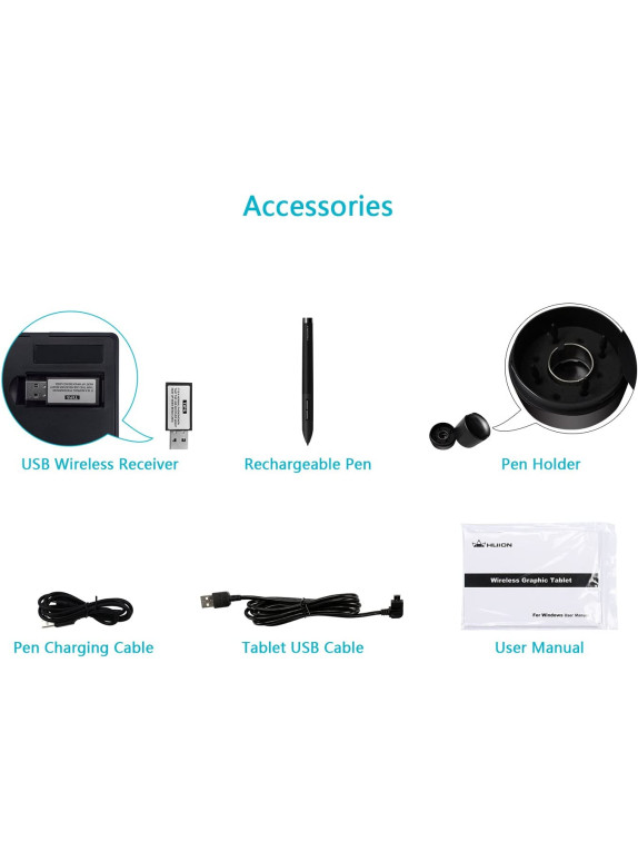 HUION WH1409 Grafik çizim tableti